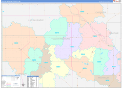 Yellow Medicine County, MN Zip Code Map